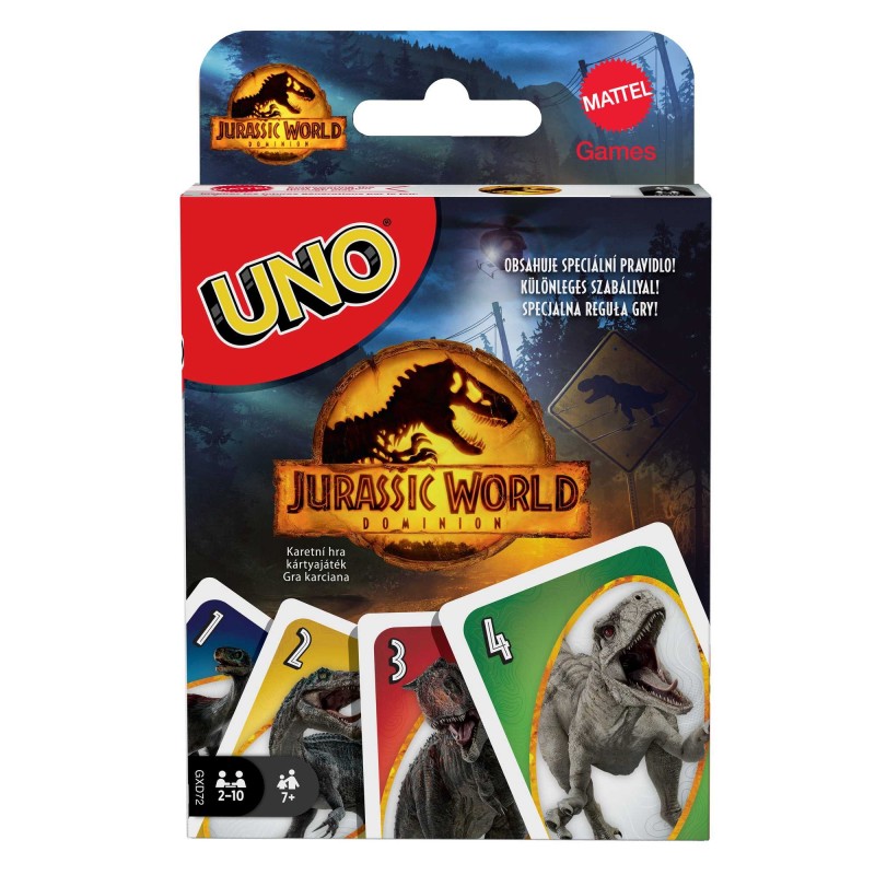 Jurassic World UNO kortos „Jūros periodo parkas“
