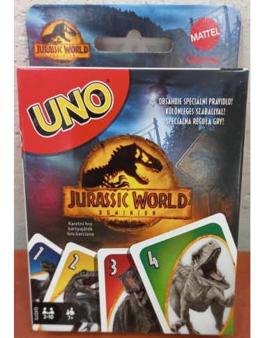 Jurassic World UNO kortos „Jūros periodo parkas“ PP