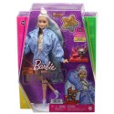 Barbie Extra lėlė džinsiniu kostiumėliu
