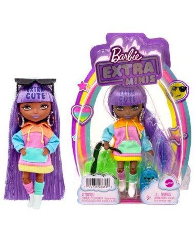 Barbie Extra mini lėlė violetiniais plaukais