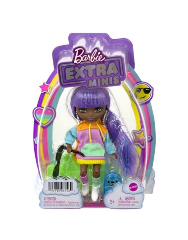 Barbie Extra mini lėlė violetiniais plaukais