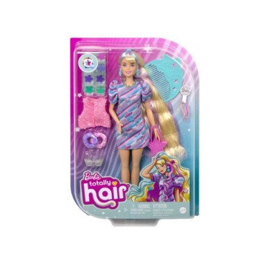 Barbie Totaly Hair lėlė šviesiais plaukais