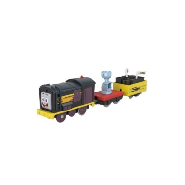 Thomas and Friends motorizuotas teminis garvežiukas su vagonu 2022