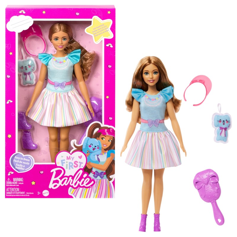 Lėlė „My First Barbie“ - brunetė