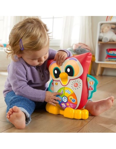 FISHER-PRICE LINKIMALS muzikinis interaktyvus Pelėdžiukas Pupū (lietuviškai įgarsintas)