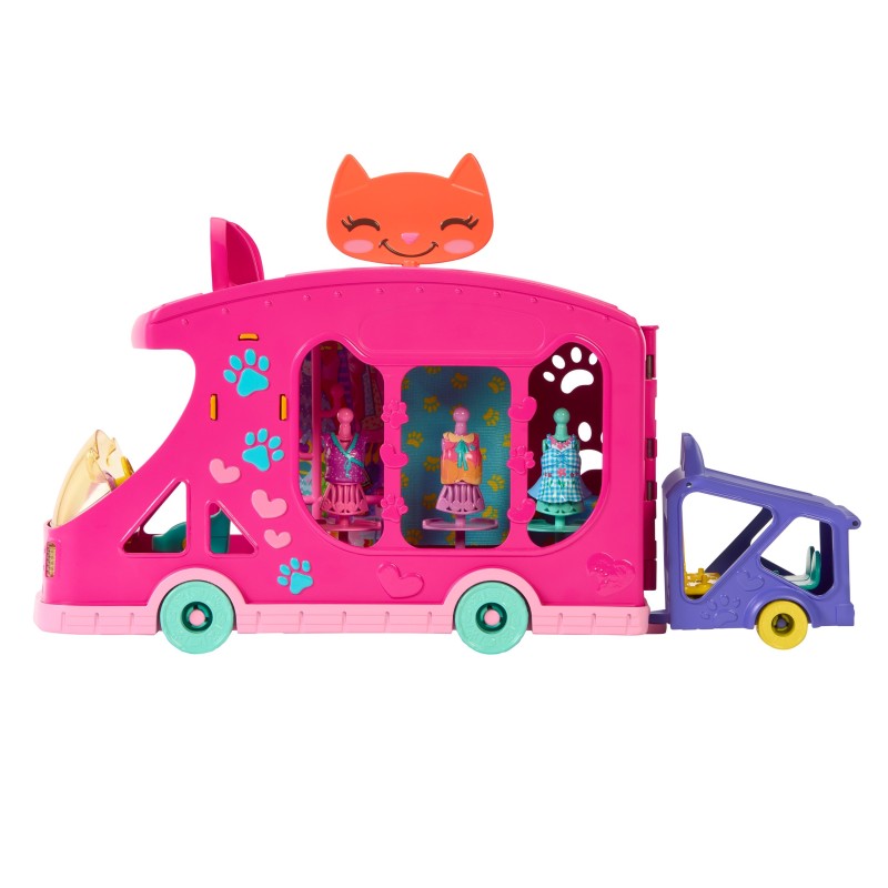 „Enchantimals Glam & Party“ katytės madų sunkvežimis