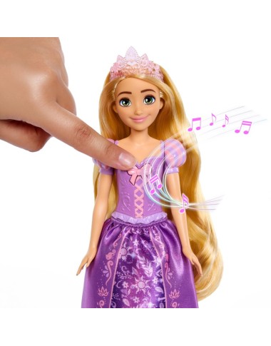 „Disney Princess“ dainuojanti lėlė Auksaplaukė (anglų kalba)