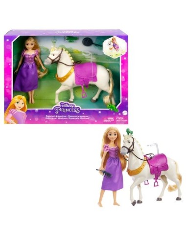 „Disney Princess“ lėlės Auksaplaukės ir žirgo rinkinys