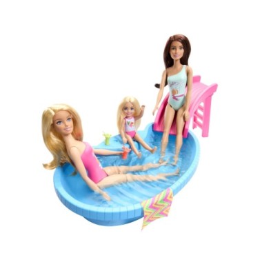 „Barbie“ lėlės ir baseino pramogų rinkinys