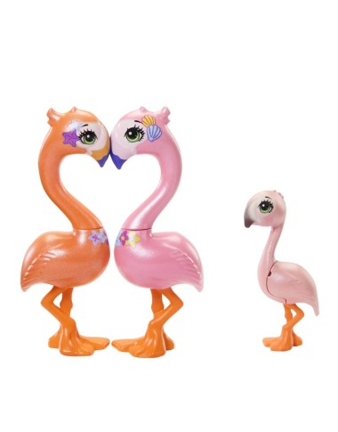 „Enchantimals“ herojų flamingų šeima