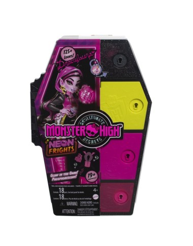 „Monster High Skulltimates“  siurprizų rinkinys – Drakulaura, neoninė serija
