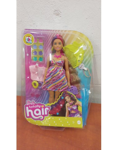 Barbie Totaly Hair  lėlė banguotais plaukais PP