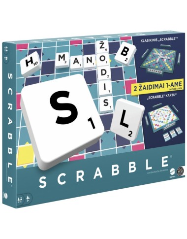 SCRABBLE žaidimas lietuvių kalba 2 in 1