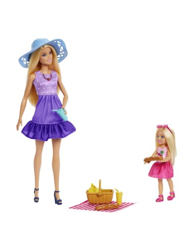 BARBIE pikniko temos lėlių rinkinys (JBF43)