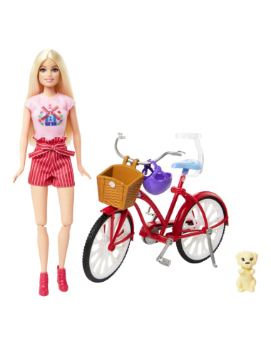 BARBIE lėlės ir dviračio rinkinys