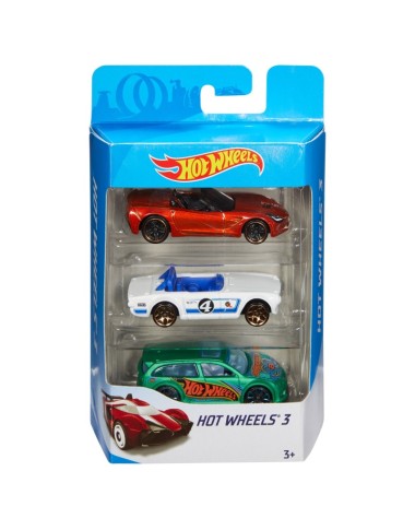 Trijų HOT WHEELS automodeliukų rinkinys