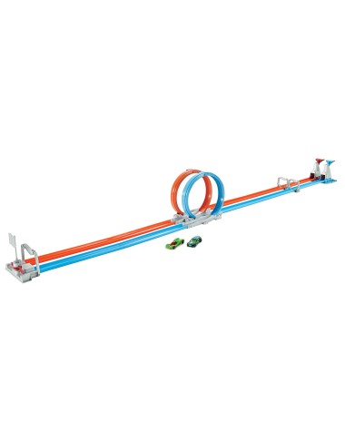 Hot Wheels trasa Dvi kilpos