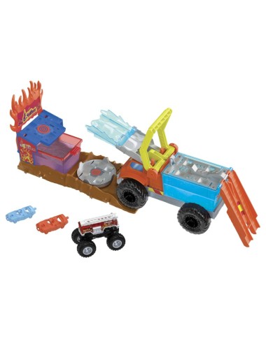 HOT WHEELS MONSTER TRUCKS kovų arena - 5 sirenos