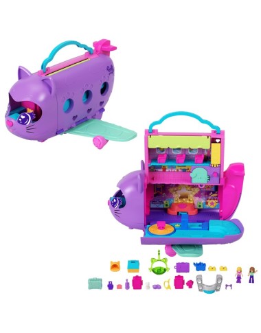POLLY POCKET katinėlio lėktuvo žaidimų rinkinys