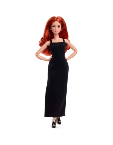 BARBIE BASICS Doll No4 lėlė rausvais plaukais (JBH74)