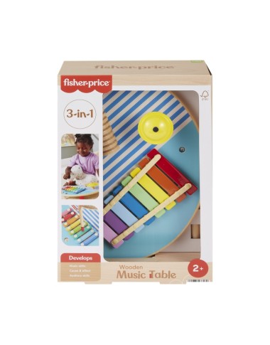 FISHER-PRICE medinis muzikinis stalas
