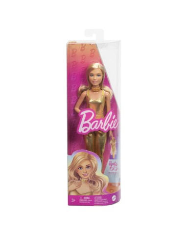 BARBIE madistė aukso spalvos kostiumu
