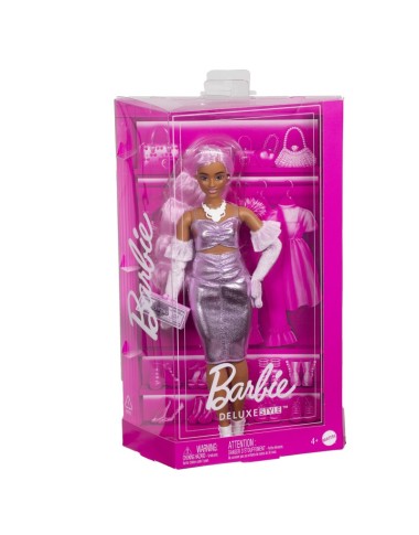 BARBIE DELUXE FASHIONISTAS lėlė rožiniais plaukais (HYV25)