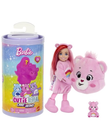 BARBIE Čelsės CUTIE REVEAL Care Bears siurprizų rinkinys (JCN97)