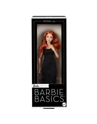 BARBIE BASICS Doll No4 lėlė rausvais plaukais (JBH74)