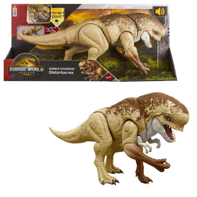 JURASSIC WORLD interaktyvus dinozauras – D. rex (JGB58)